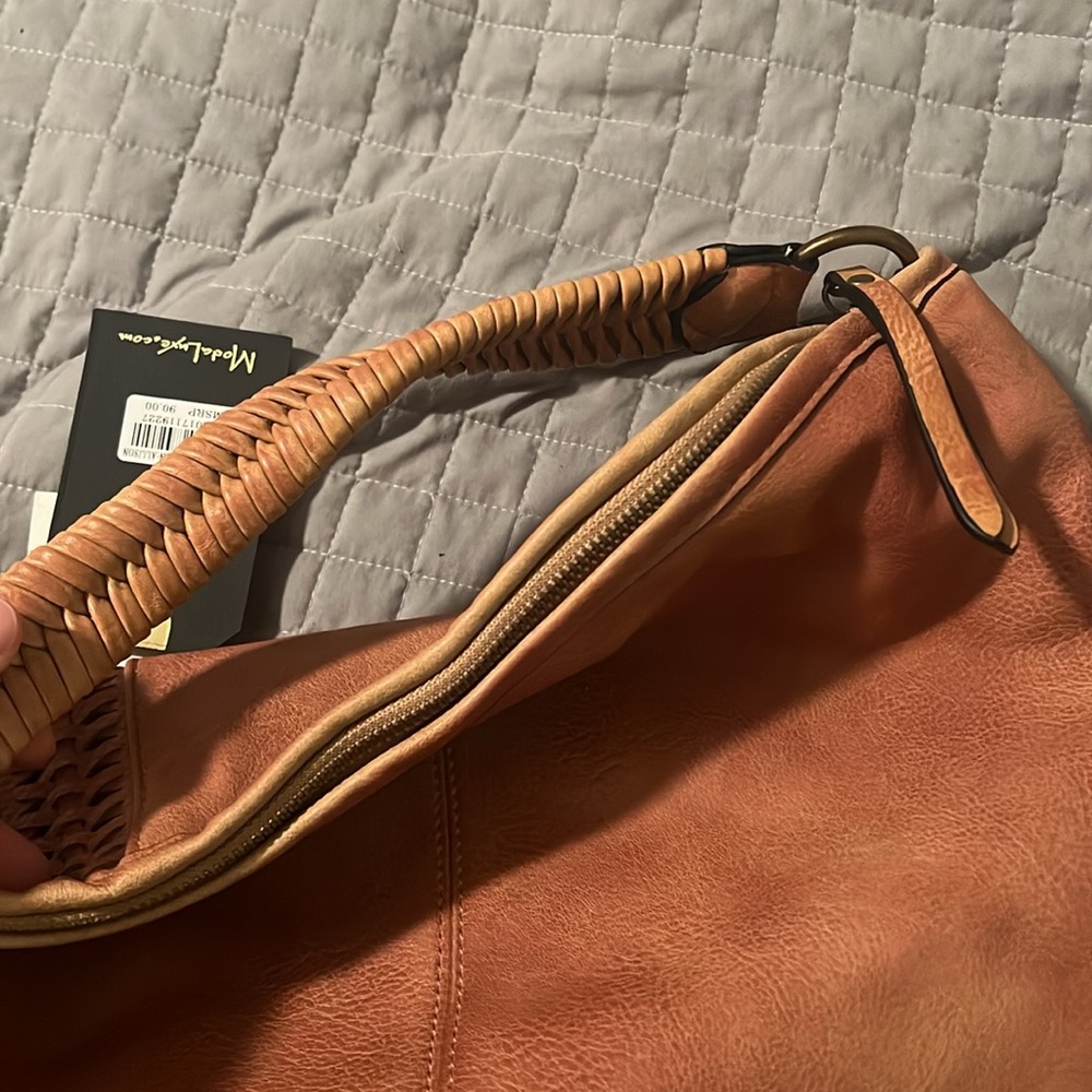 Moda luxe faux leather shoulder bag - Picture 3 of 3